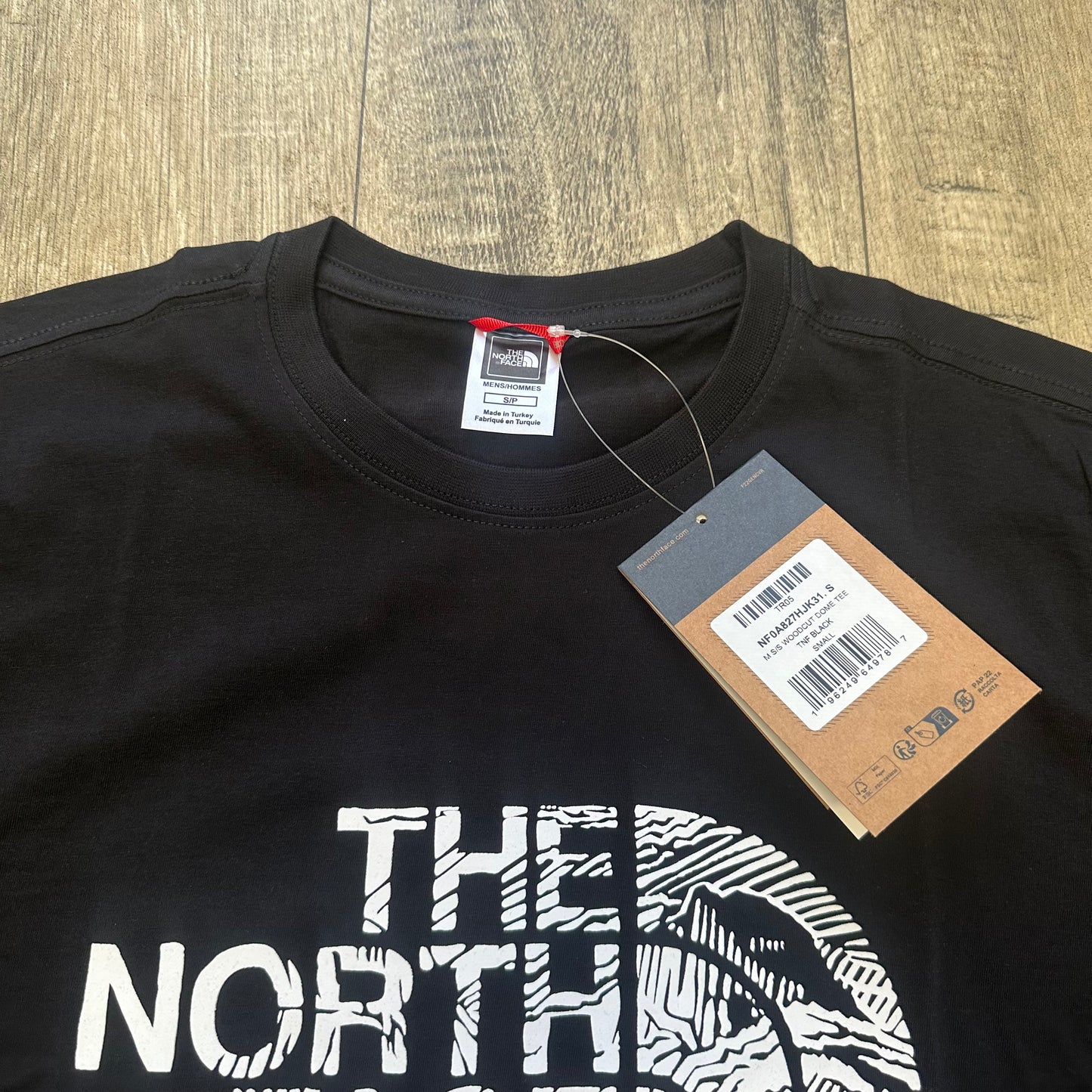 The North Face Woodcut T-Shirt - Black - M