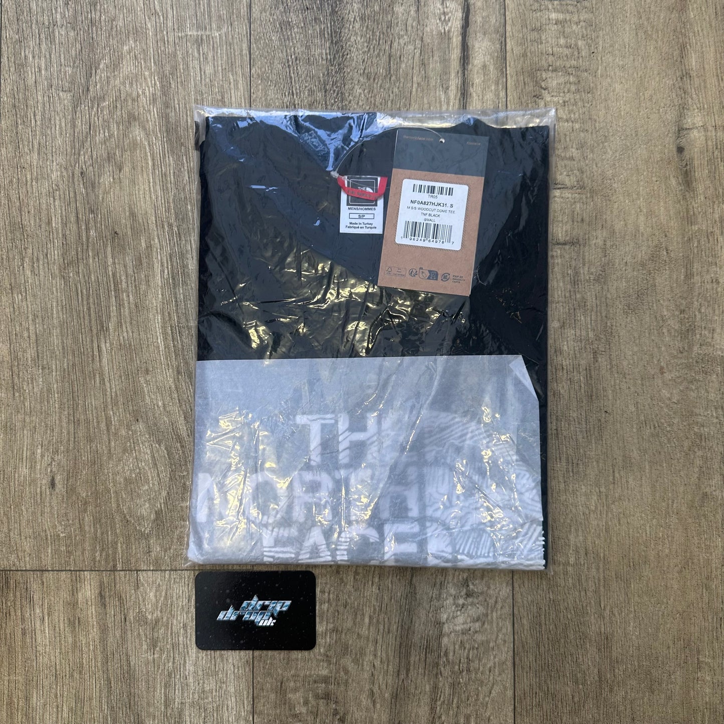 The North Face Woodcut T-Shirt - Black - M