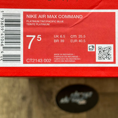 Nike Air Max Command - Platinum Tint - UK 6.5