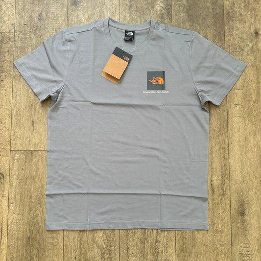 The North Face Box T-Shirt+Shorts Set - Grey/Orange - M