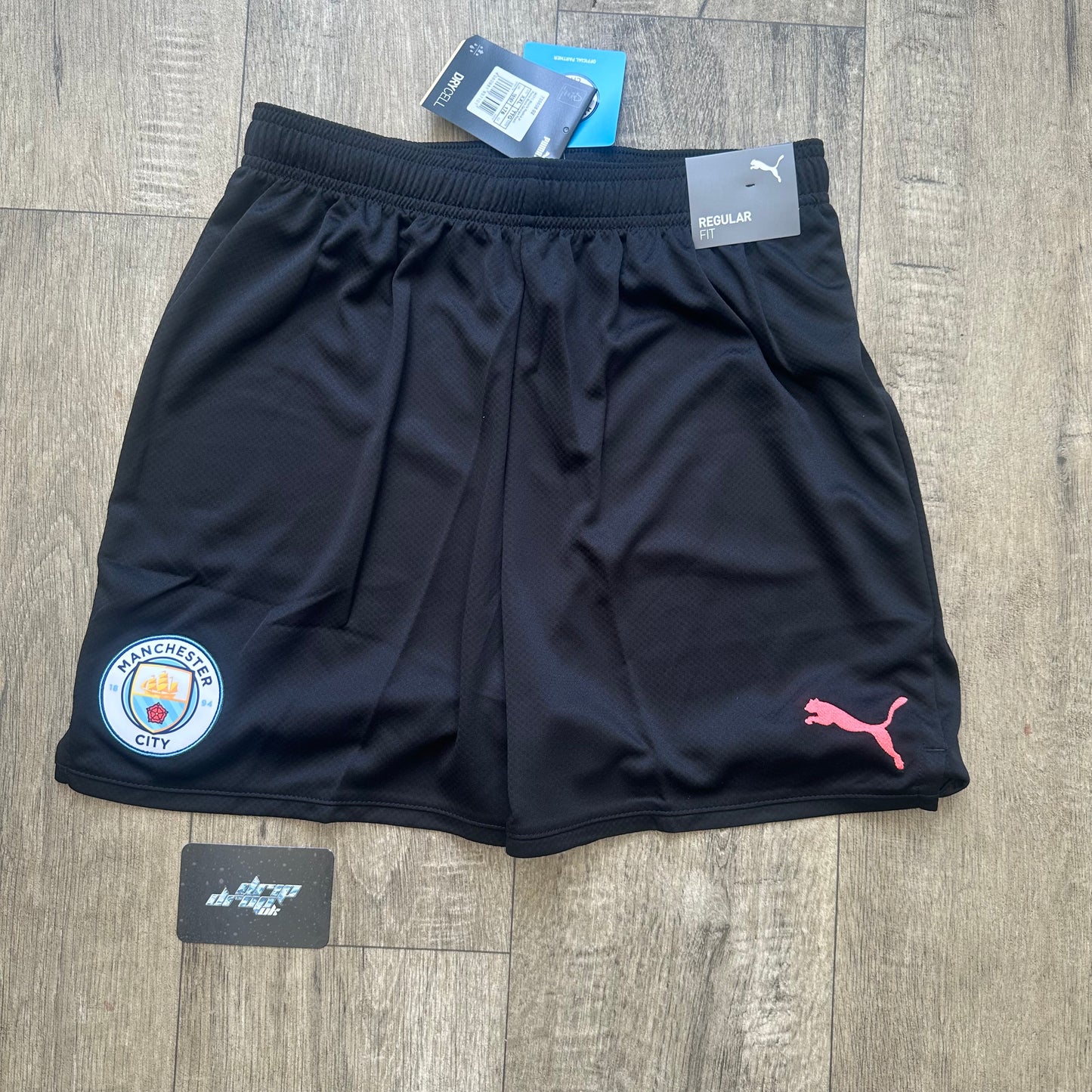 Puma x Man City Shorts - Black - 13/14YR