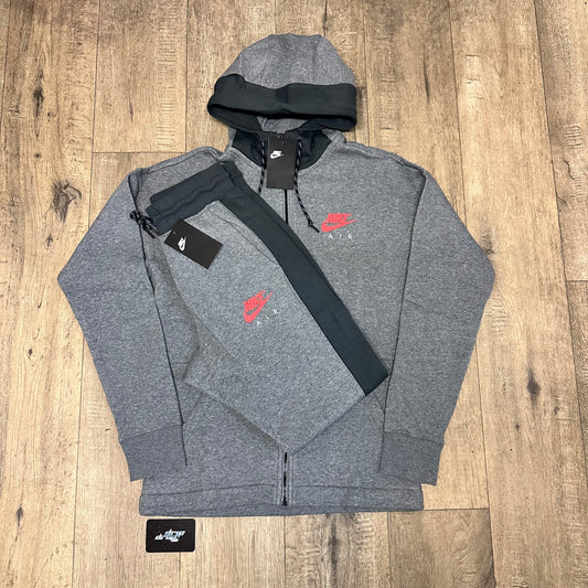 Nike Air Tracksuit - Grey/Red - S