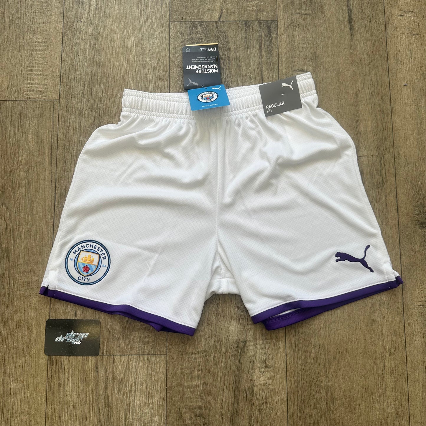 Puma x Man City Shorts - White - 13/14YR