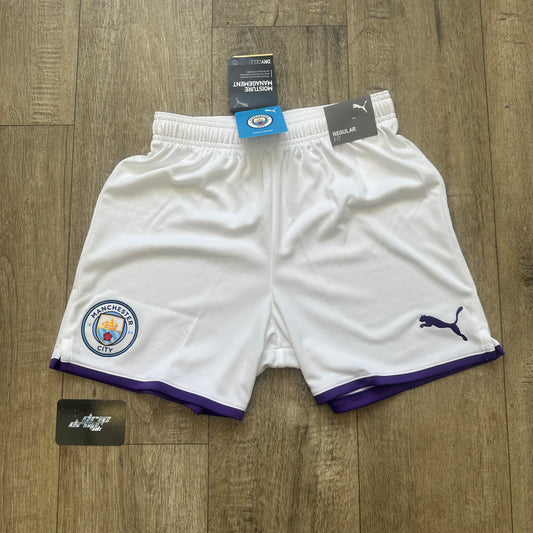 Puma x Man City Shorts - White - 13/14YR
