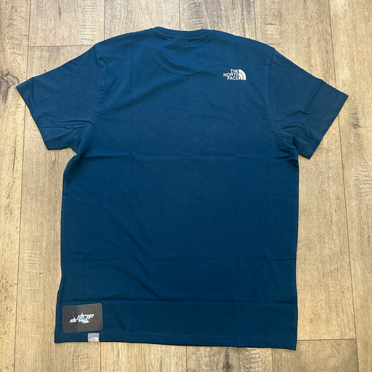 The North Face Woodcut T-Shirt - Navy - M