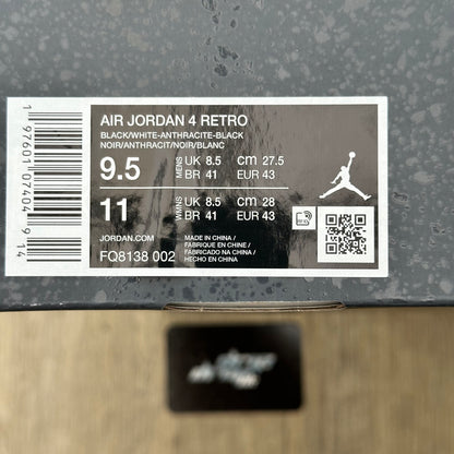 Jordan 4 Retro - Fear - UK 8.5
